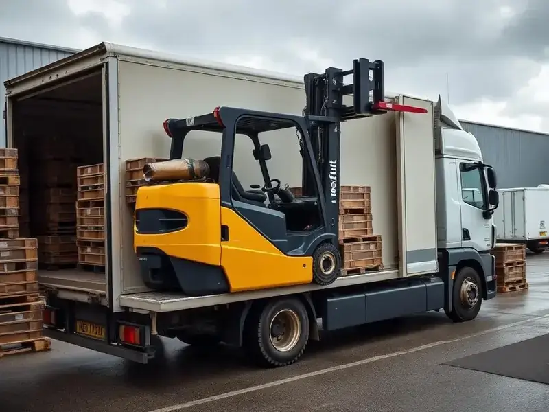 Moffett vehicle mounted forklift training