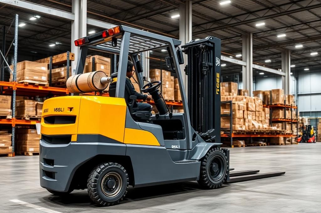 Combilift forklift training at Direct Training