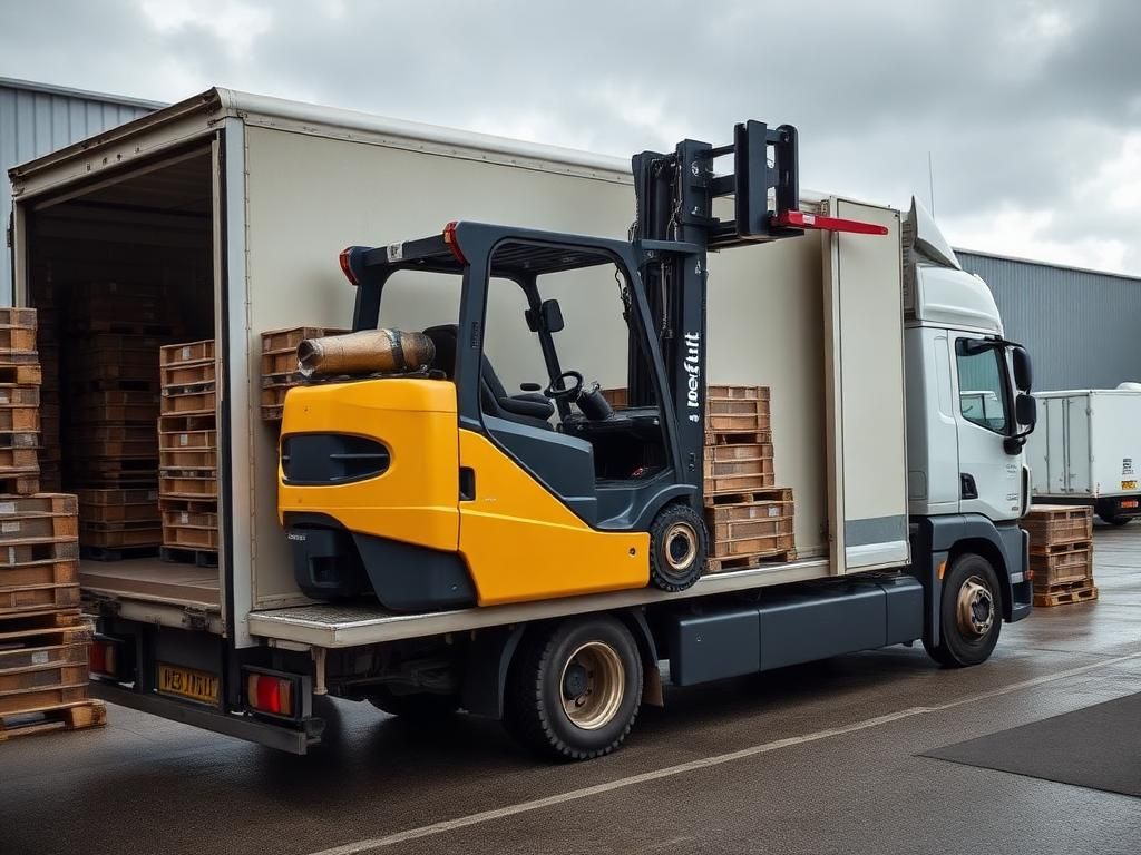 Moffett vehicle mounted forklift training